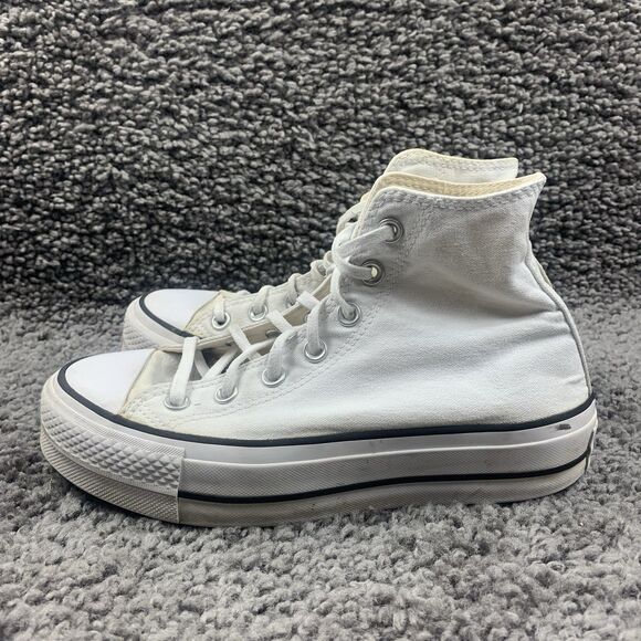 Converse All Star Women Shoes Chuck Taylor High Top Platform Size 7 - Picture 1 of 8